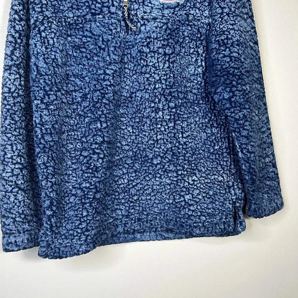 Boxercraft Florida Gator Sherpa Pullover Quarter-Zip Sweatshirt - Blue - XS - Picture 3 of 10
